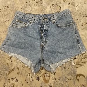 Calvin Klein high waisted shorts